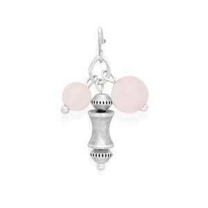 Alex and Ani Rose Quartz Cluster Charm .925 BR Rafaelian Silver NEW